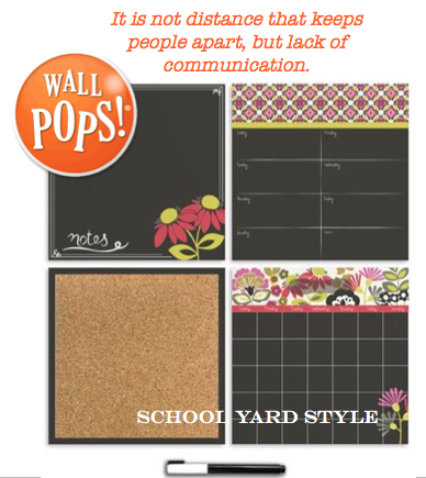 Communicating in style with Wall Pops Eden Organization Kit!