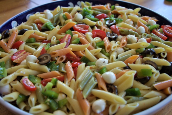 Summer pasta School Yard Style