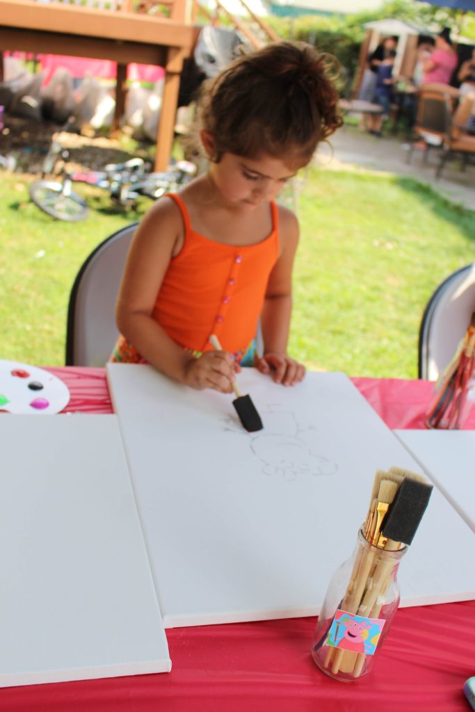 peppa pig painting party 2