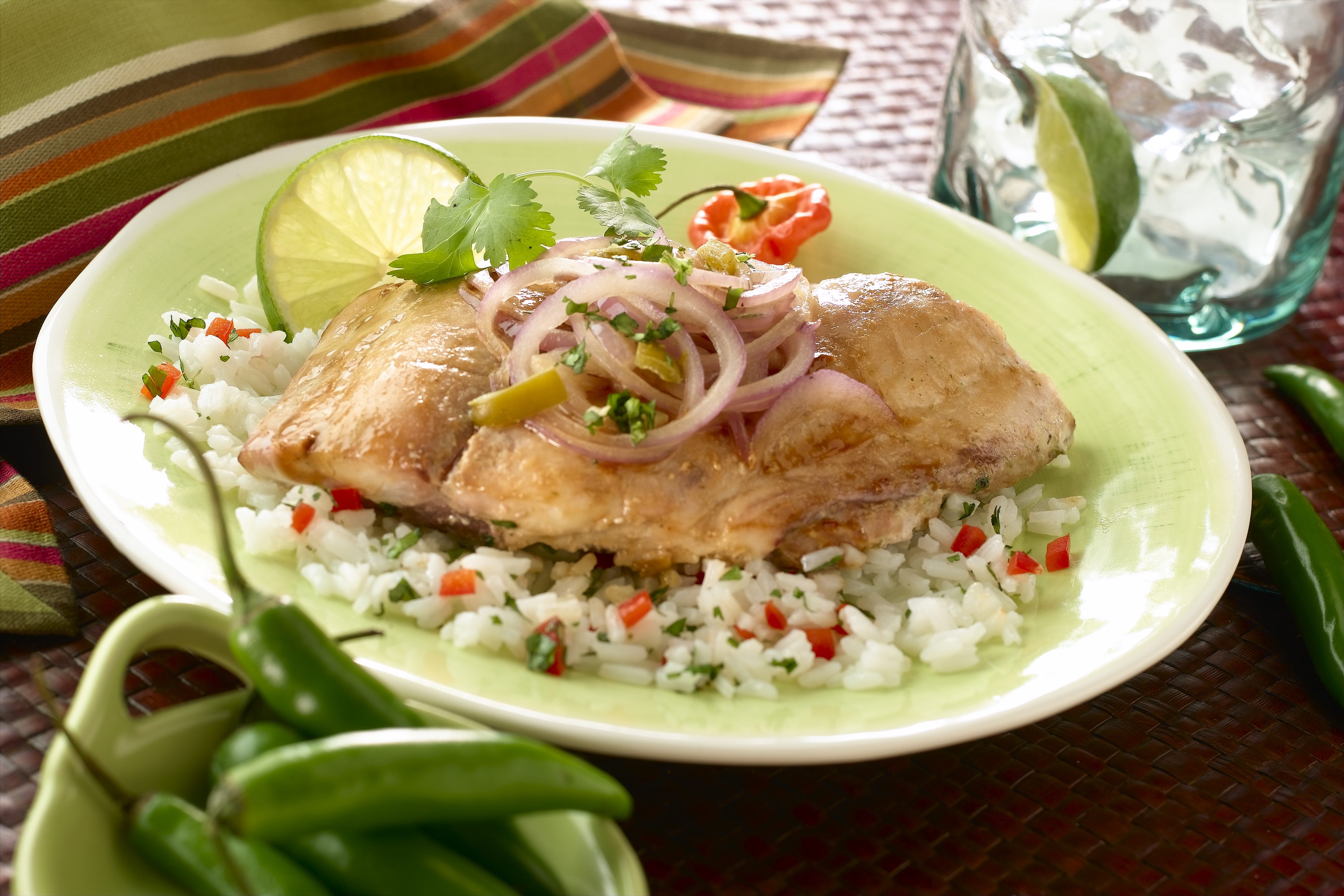 Pescado con Cilantro